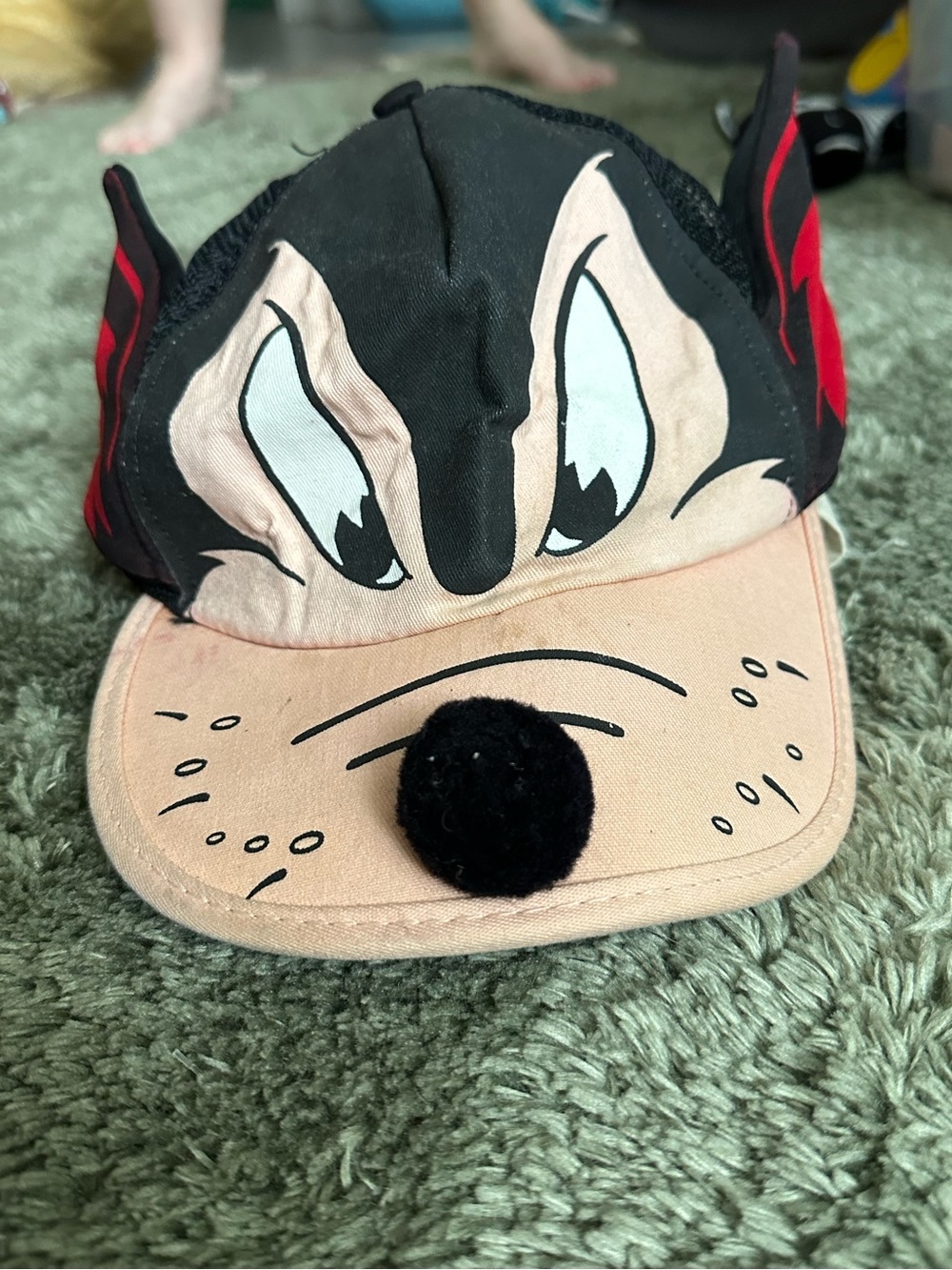 RARE Big Bad Wokf Charecter snap back Disney hat